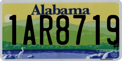 AL license plate 1AR8719