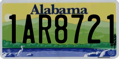 AL license plate 1AR8721