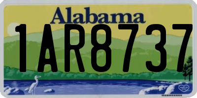 AL license plate 1AR8737