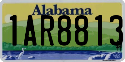 AL license plate 1AR8813