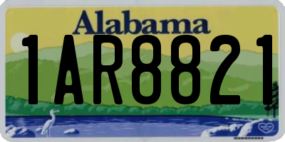 AL license plate 1AR8821