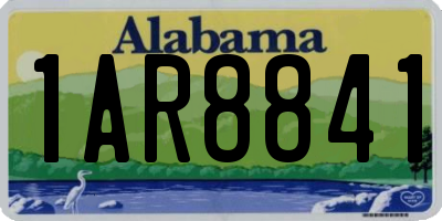 AL license plate 1AR8841
