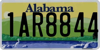 AL license plate 1AR8844