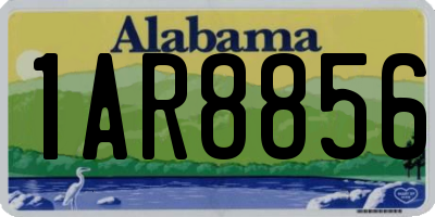 AL license plate 1AR8856