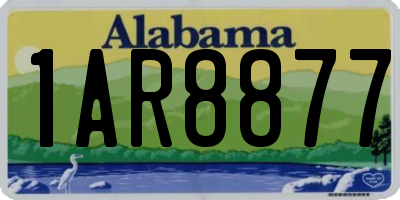 AL license plate 1AR8877