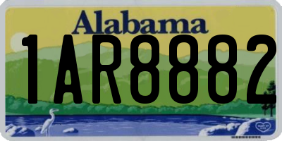 AL license plate 1AR8882