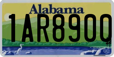 AL license plate 1AR8900