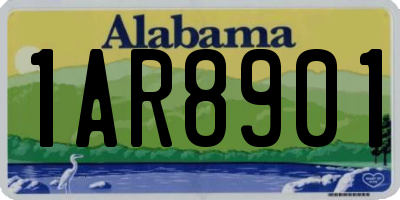 AL license plate 1AR8901