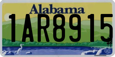AL license plate 1AR8915