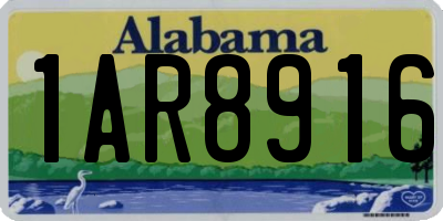 AL license plate 1AR8916
