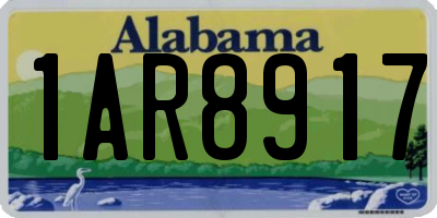 AL license plate 1AR8917