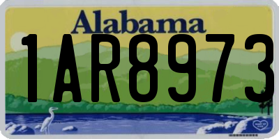 AL license plate 1AR8973