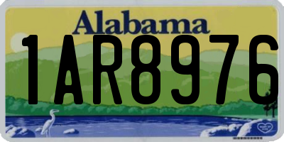 AL license plate 1AR8976
