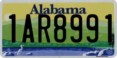AL license plate 1AR8991