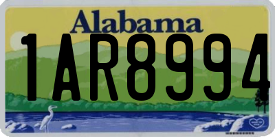 AL license plate 1AR8994