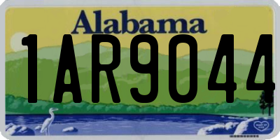 AL license plate 1AR9044