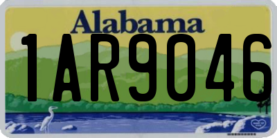 AL license plate 1AR9046