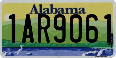 AL license plate 1AR9061
