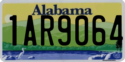AL license plate 1AR9064