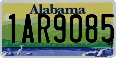AL license plate 1AR9085