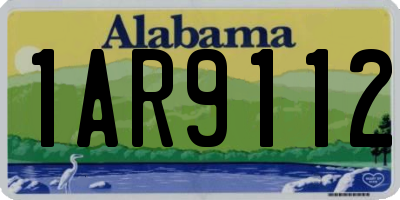 AL license plate 1AR9112