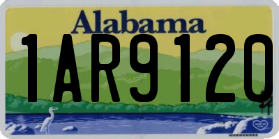 AL license plate 1AR9120