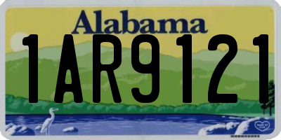 AL license plate 1AR9121