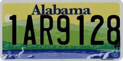 AL license plate 1AR9128