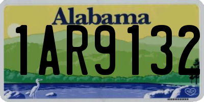 AL license plate 1AR9132