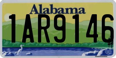 AL license plate 1AR9146