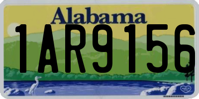 AL license plate 1AR9156