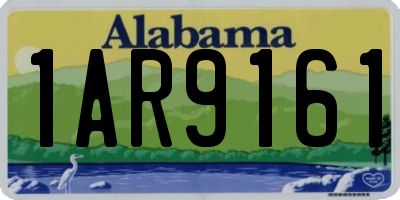 AL license plate 1AR9161