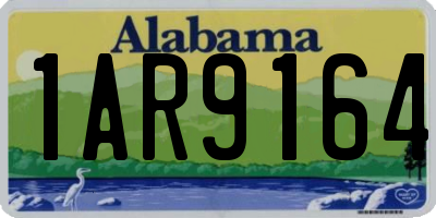 AL license plate 1AR9164