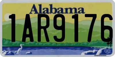AL license plate 1AR9176
