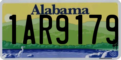 AL license plate 1AR9179