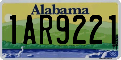 AL license plate 1AR9221