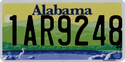 AL license plate 1AR9248
