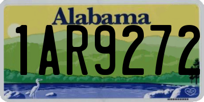 AL license plate 1AR9272