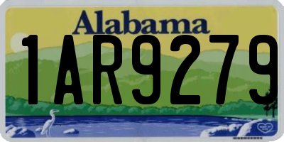 AL license plate 1AR9279