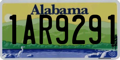 AL license plate 1AR9291