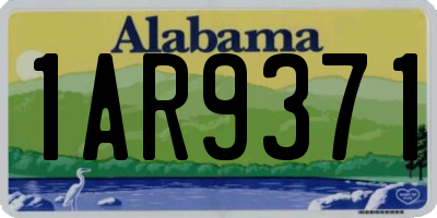 AL license plate 1AR9371