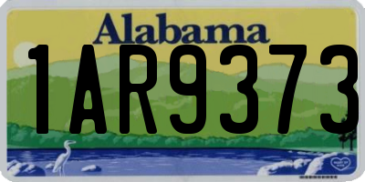 AL license plate 1AR9373