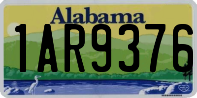 AL license plate 1AR9376