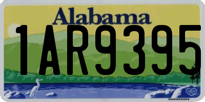 AL license plate 1AR9395