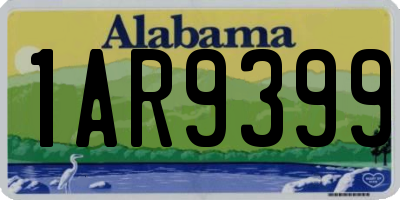 AL license plate 1AR9399