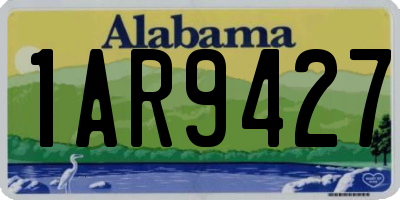 AL license plate 1AR9427