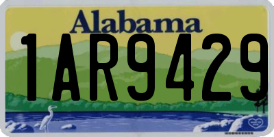 AL license plate 1AR9429