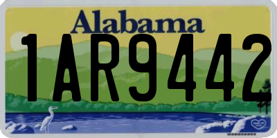 AL license plate 1AR9442