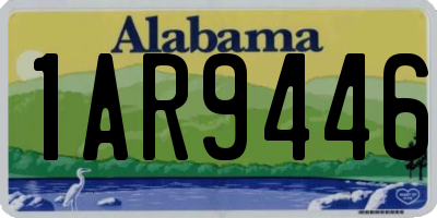 AL license plate 1AR9446