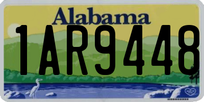 AL license plate 1AR9448